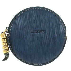 Loewe Blue Green Velasquez Coin Purse Wallet 126525
